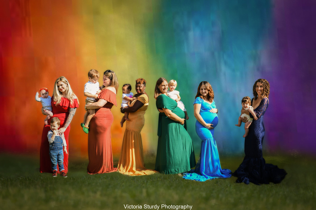Rainbow Baby Maternity by Victoria Sturdy | Cambridge Cambridgeshire | Newborn Photographer